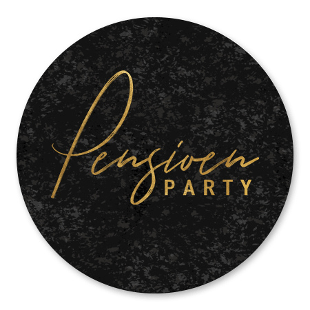 Pensioen Party Zwart